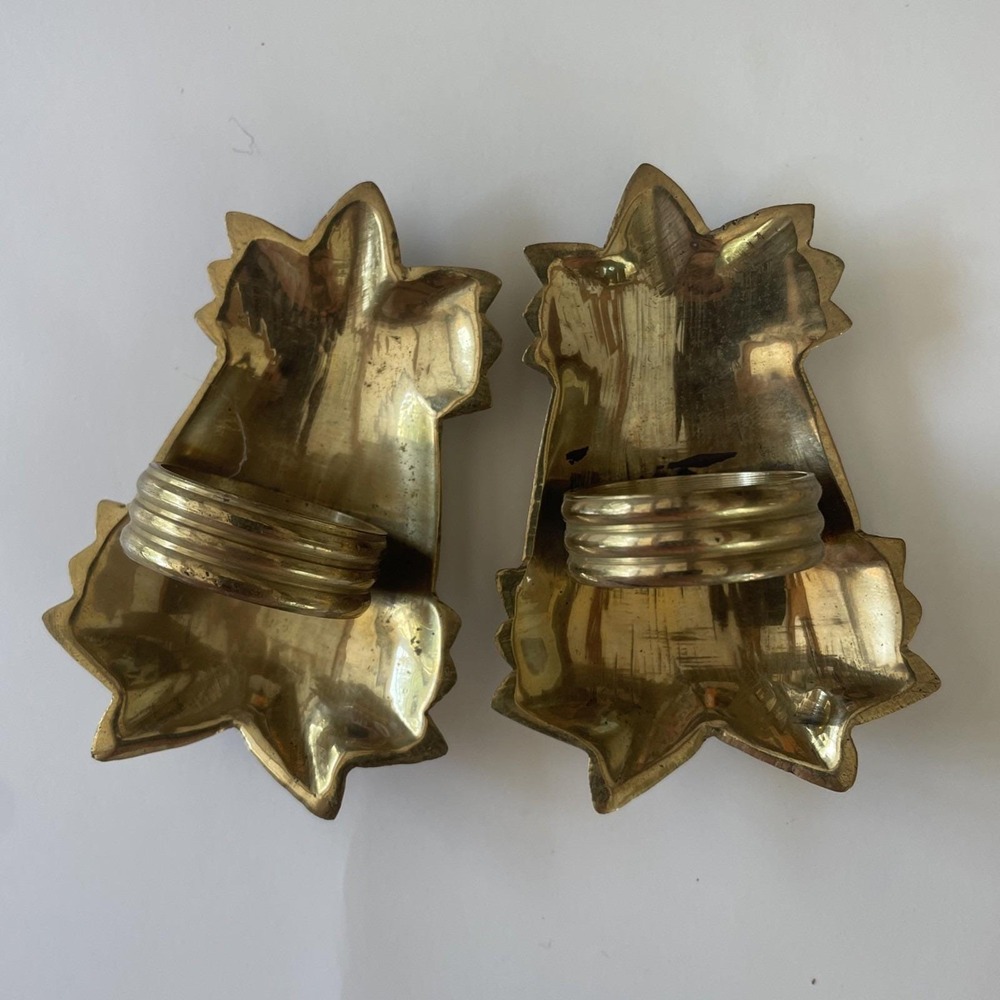 Brass‎ Pineapple Decor Lot *(1) Trinket Box (2) Napkin Rings Made in India - Picture 3 of 13